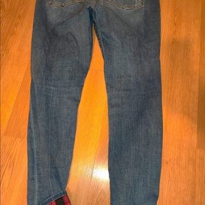 Judy Blue Flannel Accent Skinny